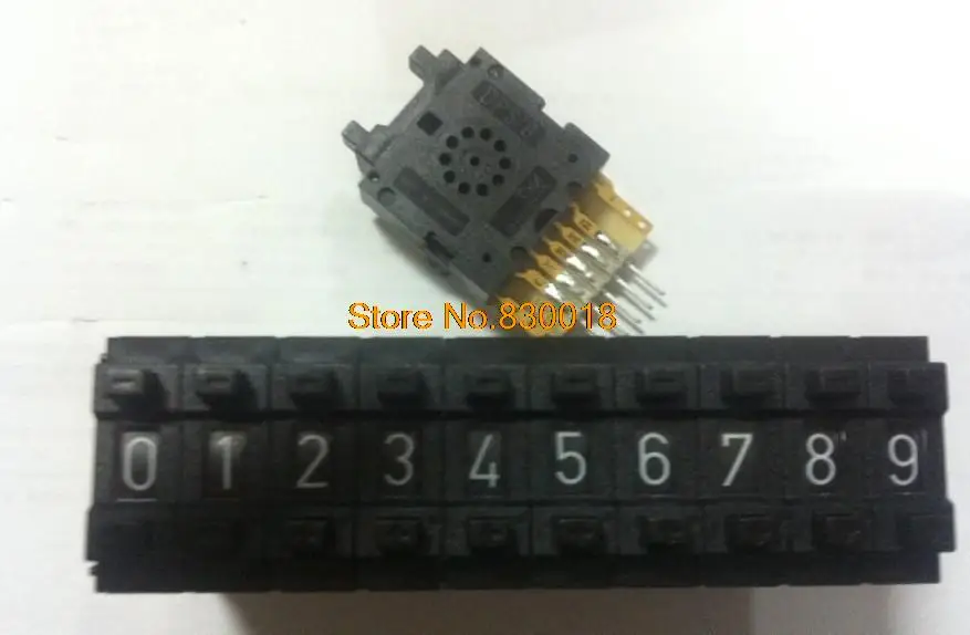

[ SA ]German HARTMANN coding switch dial the code switch 0-9 dial switch DPS 8 / radix-minus-one complement 12 April 8