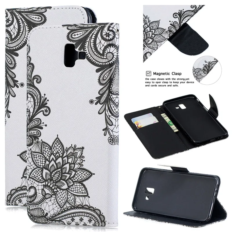 Flip Leather Wallet Cover For Samsung Galaxy J2Pro J4 J6 J8 2018 J4Plus J6Plus J3 J5 J7 2016 2017 J510 J330 J530 Note8 9 Case (13)