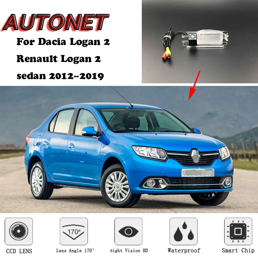 Автомобильная камера заднего вида для Dacia Logan 2 Renault sedan 2012 ~ 2019/парковочная или