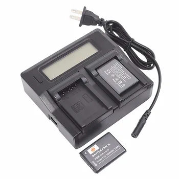 

DSTE 1.5A Dual Charger with 2x Li-ion SLB-1137D Battery for Samsung TL34HD i80 i100 L74 NV1 NV30 Camera