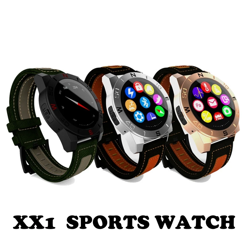 

XX1 Bluetooth Smart Watch Outdoor Sport Clock Waterproof with Heart Rate Monitor for iPhone Samsung HTC Android Phone Smartwatch