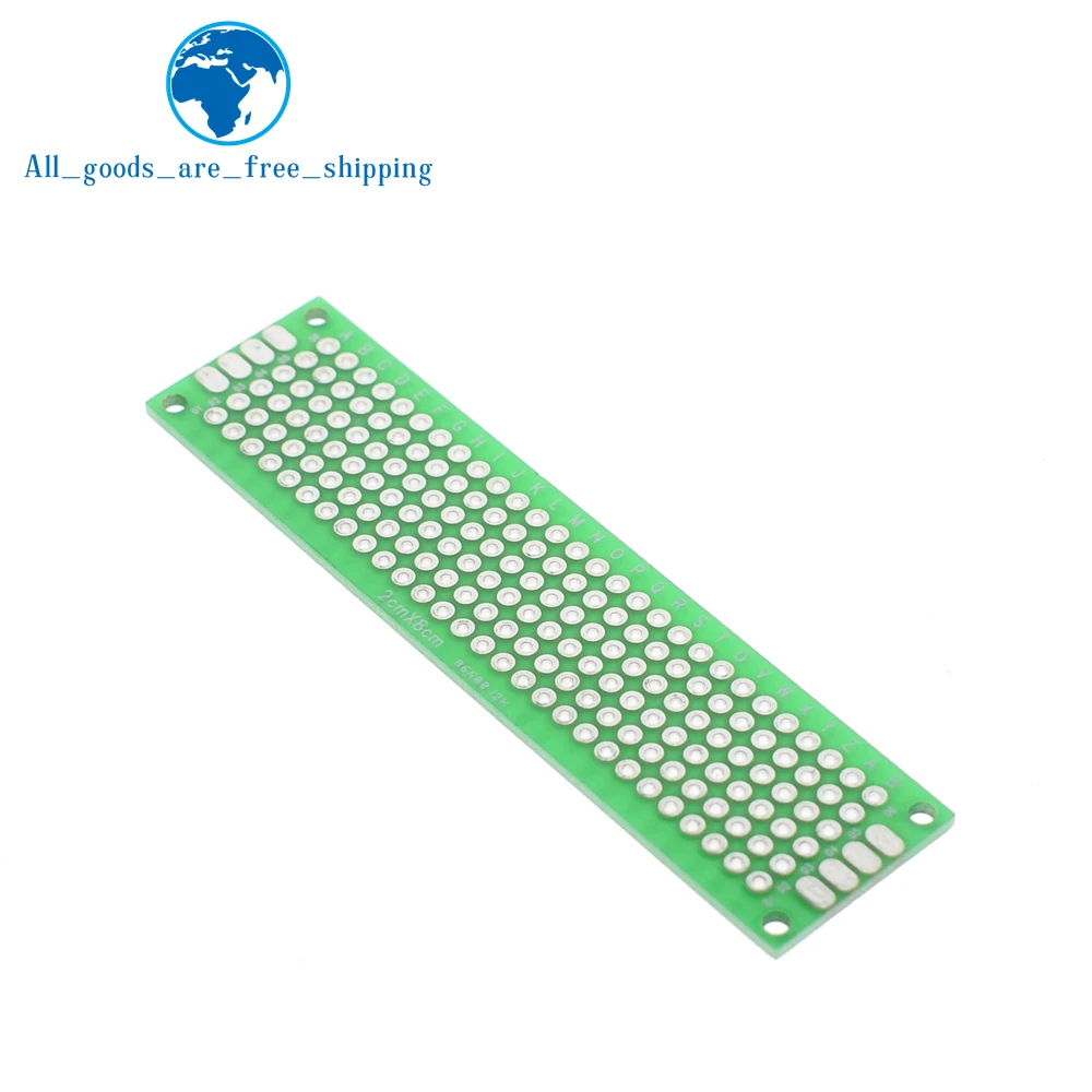 

1pcs/lot 2x8 Double Side Copper Prototype PCB Universal Board Experimental Development Plate Green