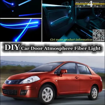 

For Dodge Trazo interior Ambient Light Tuning Atmosphere Fiber Optic Band Lights Door Panel illumination Not EL light Refit