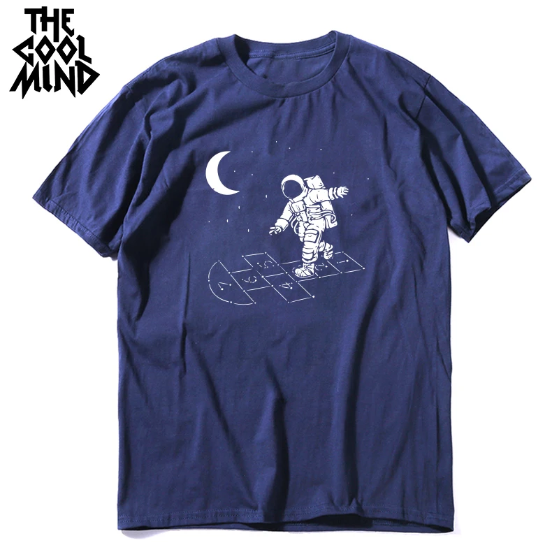 

THE COOLMIND 100% cotton men cool t shirt casual short sleeve cool t shirt mens summer mens tee shirts o-neck o-neck t-shirt