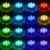10 LED Remote Controlled Underwater Light IP68 Waterproof RGB Multicolor Battery Powered Submersible Vase Decoration Pool Lamp