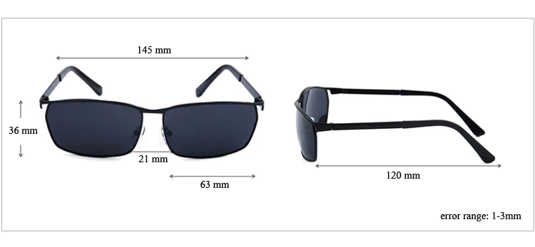 Сила воли квадратные поляризованные Солнцезащитные очки для женщин Для мужчин Брендовая Дизайнерская обувь Drving Защита от солнца Стекло