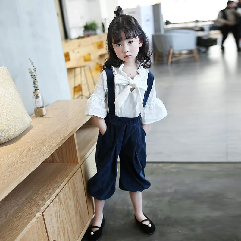 Children's suits suit pants girls summer clothing 2017 sets of girls ...