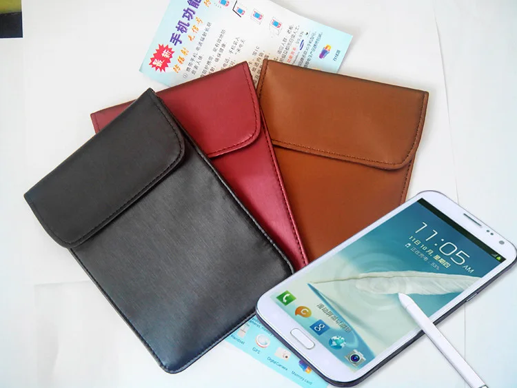 

New GPS RFID Signal Blocker Prevents Tracking Cell Phone Bag Anti-Spy signal isolator Blocker Pouch for 5.5" Samsung Huawei