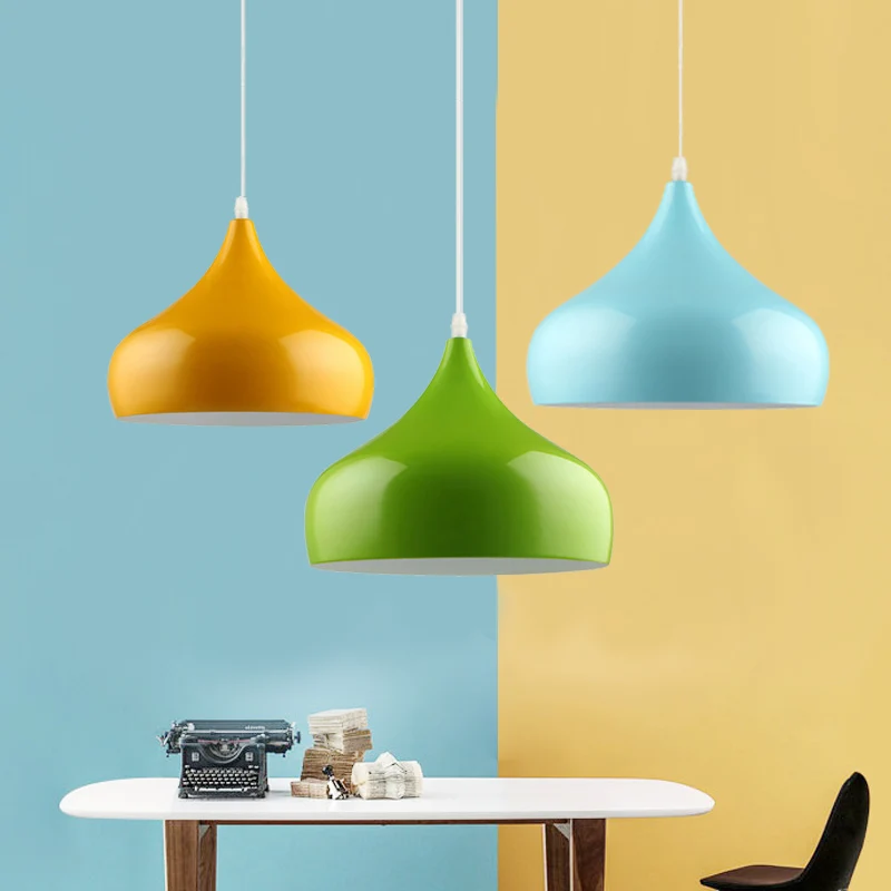 Светодиодный подвесной светильник алюминиевый для столовой|lamp lampshade|pendant light