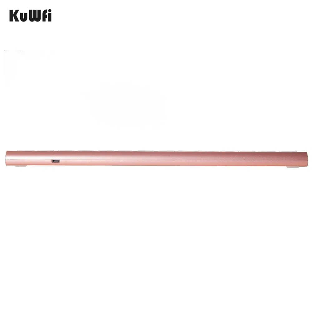 KuWFi беспроводная клавиатура K1280 Bluetooth 3,0 URCO Ultraslim портативный мультимедиа для Apple iPad MacBook Android телефон ПК планшет