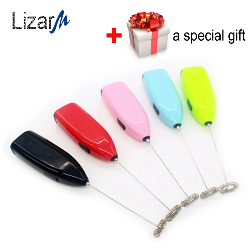 

Electric for Milk Coffee hot Drink Whisk Mixer Frother Foamer for Egg Beater Mini Handle Stirrer Kitchen cooking tool eggs tools