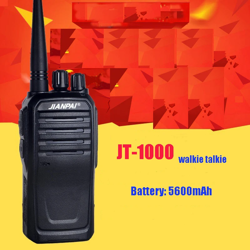 

Long standby walkie talkie JP-1000 VHF 136-174mhz powerful 5600mAh battery portable VHF ham radio station