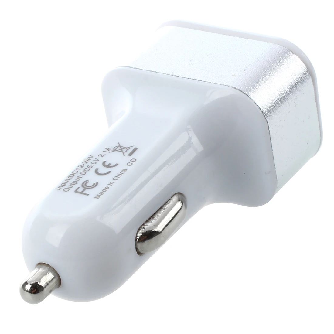 Универсальный 5V 2.1A USB DC Автомобильное зарядное устройство для iPhone S a msung H T C 3 порта серебро