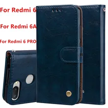 Чехол для Xiaomi Redmi 6A, чехол для Redmi 6, чехол для Redmi 6 PRO Couqe, Мягкая силиконовая задняя крышка, кожаный флип-чехол для Redmi 6 pro 6 A, чехол для телефона s