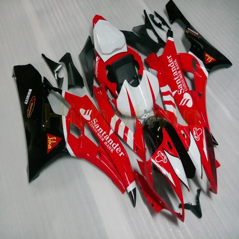 

Screws+Custom black Injection mold motorcycle body kit for Yamaha YZF-R6 06 07 YZF R6 2006 2007 ABS Fairing M2