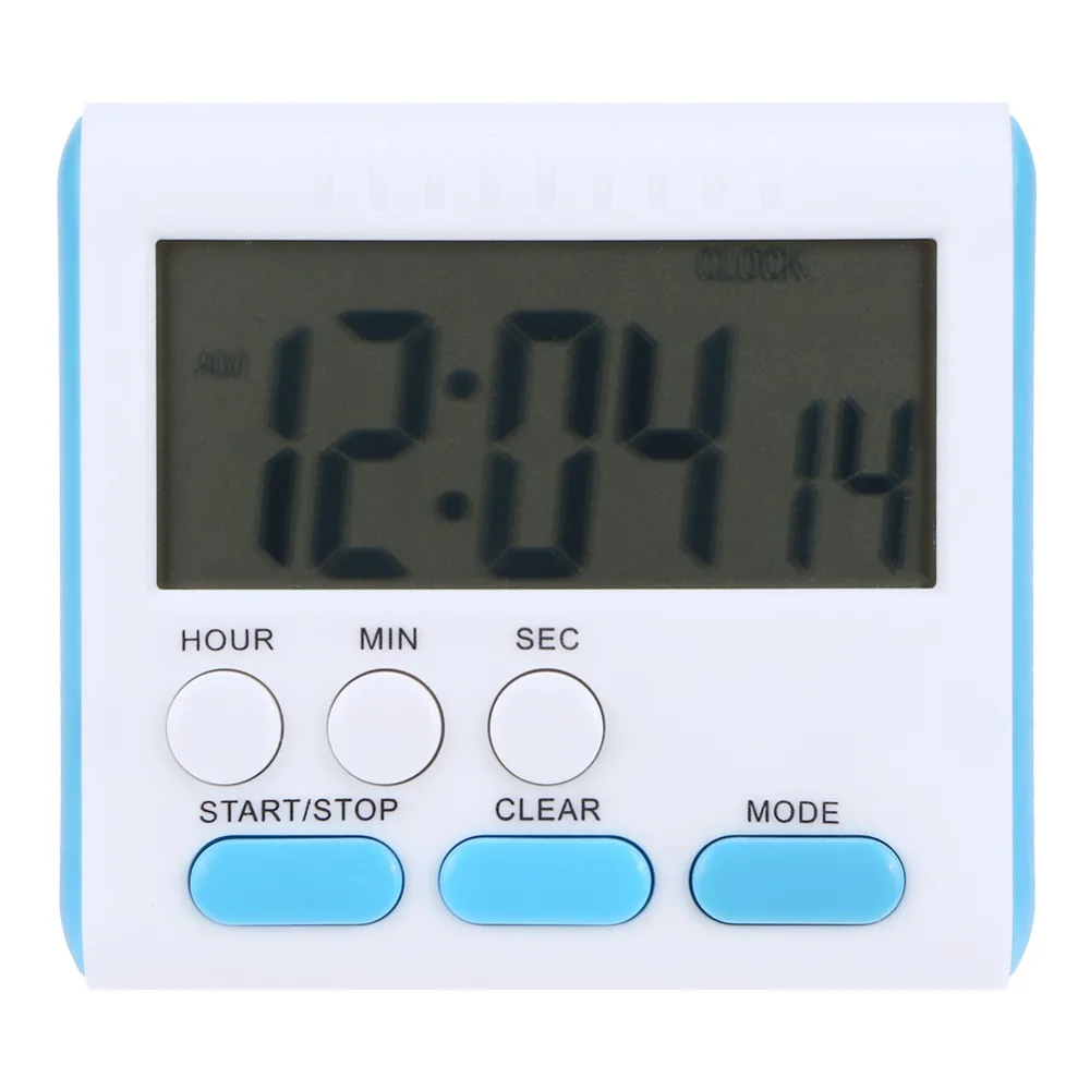 

Multi-function Electric Large Scale Liquid Crystal Digital Kitchen Timer Alarm Count Up Down Stopwatch Clock Practical LCD Timer