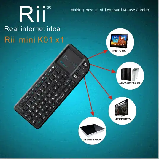 Mini Wireless Keyboard Air Mouse Keyboards 2.4G Handheld Touchpad gaming keyboard for phone smart tv box android smartphones
