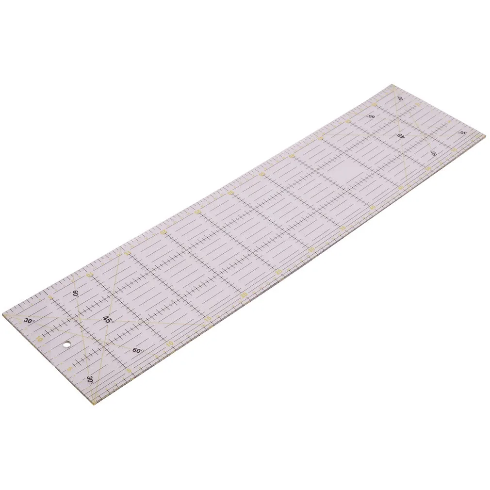 Online 1 unids 60*15*0,3 cm regla medidora Sastre corte Patchwork regla estudiante Diy mano material internacional General