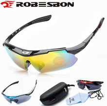 ROBESBON Outdoor Sports Bike Bicycle Goggles Galsses Road Bike MTB Cycling Men Women Driving Fishing Hiking Eyewear