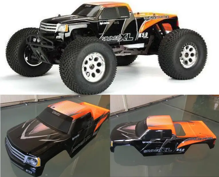 

1/8 on road monster car painted body for HPI SAVAGE XL5.9
