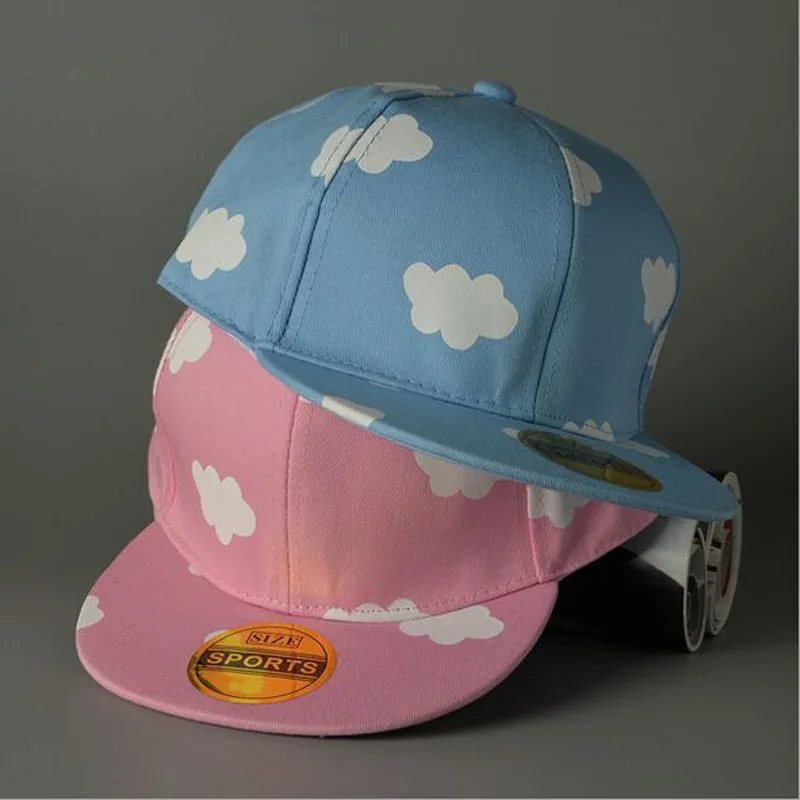 Baby Baseball Cap Boys Cute Girls Clouds Printing Baseball Caps