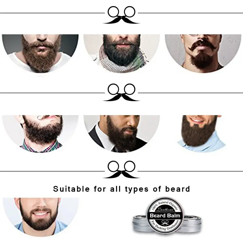 HHFF LANTHOME рост бороды борода подарок бальзам для бороды