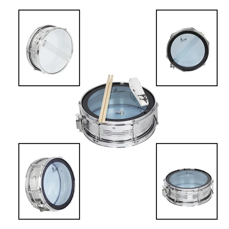 

2018 New Professional Snare Drum Head with Drumstick Drum Key Strap for Student Band High Quality Percussion Instrument