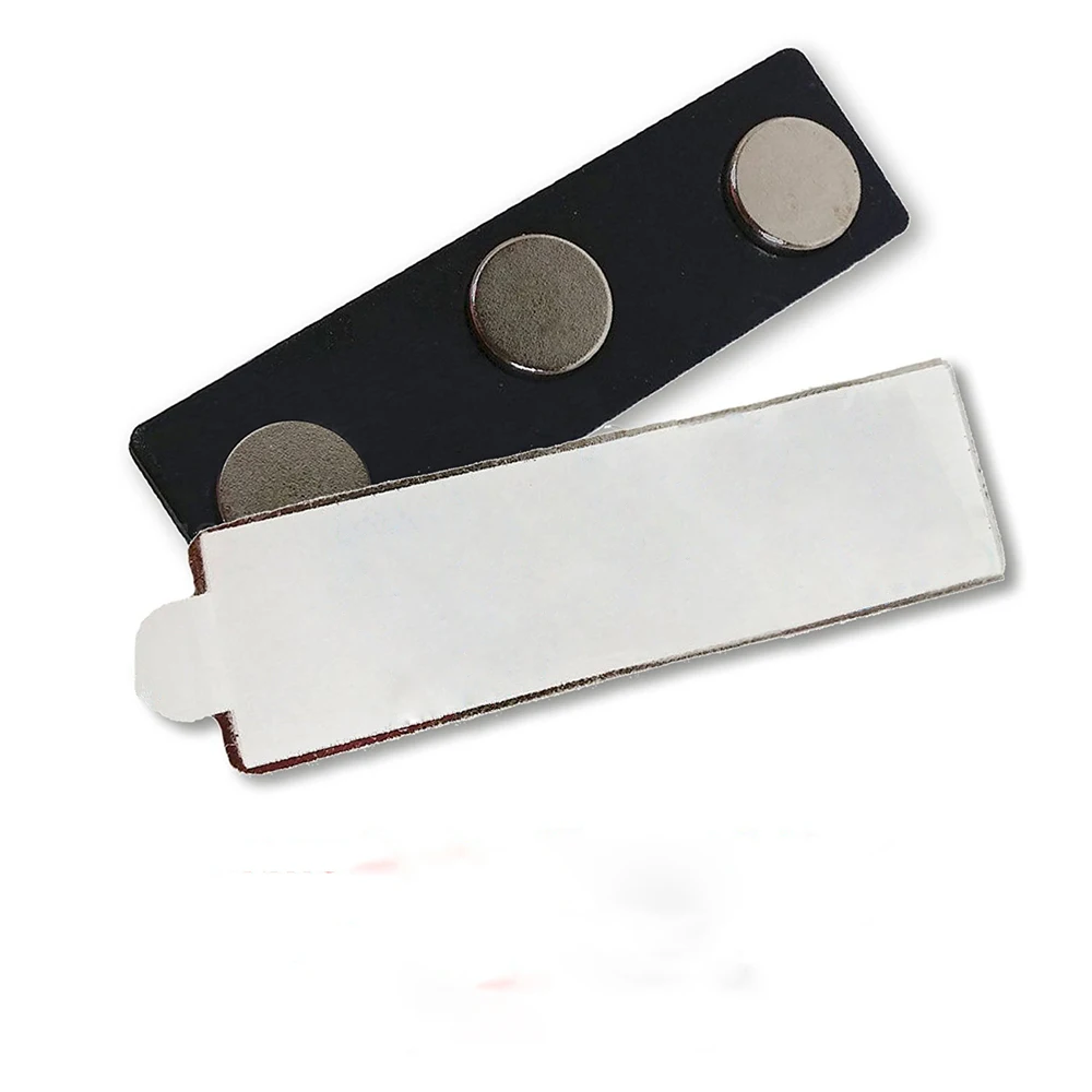 Free Shipping 10pcs 45*13mm Customized Strong Three Neodymium Name