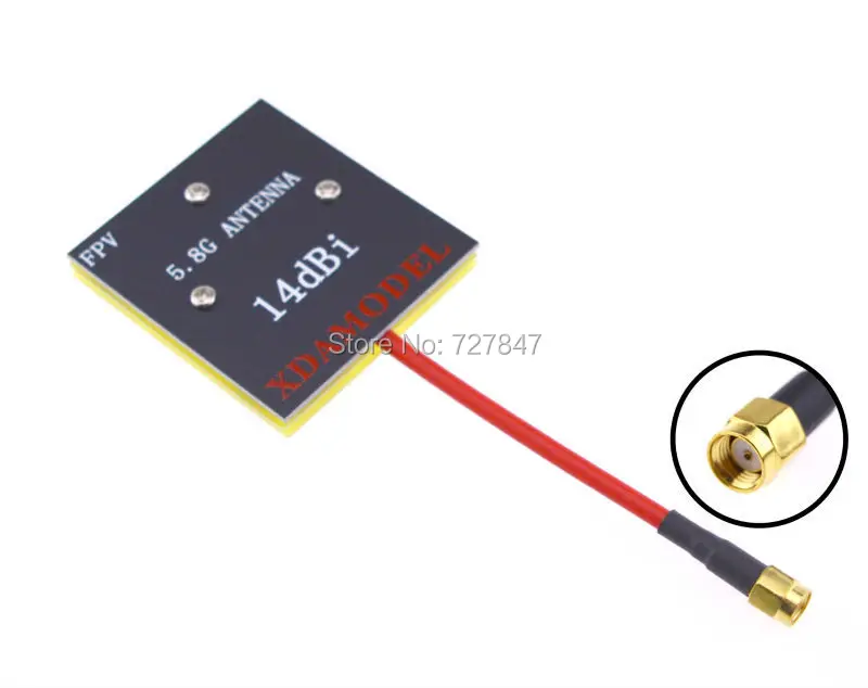 5.8G 14dBi High Gain Panel Antenna RC Multirotor Airplanes Antenna For DJI Phantom/Fixed Wing/Multicopter RPSMA / SMA Optional