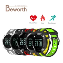 Смарт-фитнес группа Водонепроницаемый браслет Приборы для измерения артериального давления Мониторы сердечного ритма Мониторы Bluetooth Спорт браслет OLED круглый Дисплей