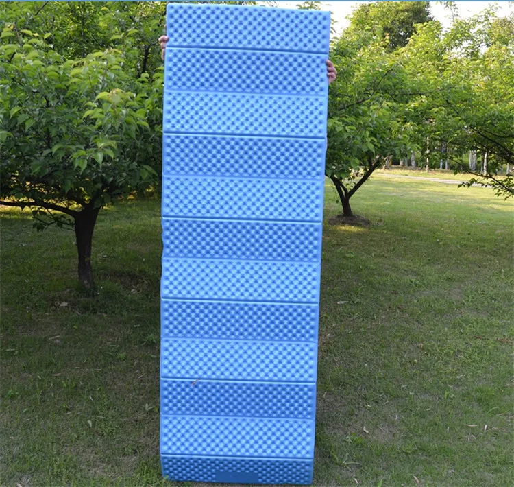 Almofada de Dormir Esteira de Dormir Dobrável para Acampamento Bolsa de Dormir Espuma Portátil Antiderrapante Inflável Caminhadas Esporte Leve no Myj 9 Myj espuma portátil almofada de dormir antiderrapante