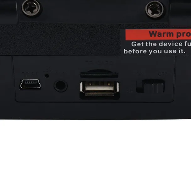 Открытый Bluetooth беспроводной портативный динамик супер бас с USB/TF/AUX/FM радио беспроводной воспроизведение 10 м 95dB кабель