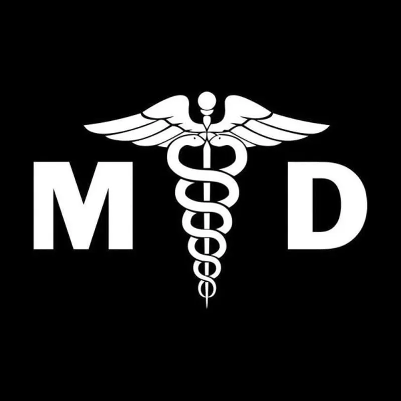15 см * 10 MD Medical Doctor креативные Индивидуальные забавные виниловые наклейки C5 0485|decal