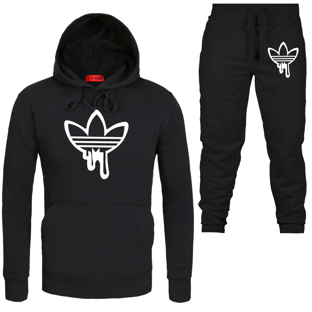 

ADI Hoodie Sweatshirt Men/Women New Fashion Hoodies Sweatshirts+Sweatpants Suits 2019 Autumn Winter Warm Fleece Hooded Pullover