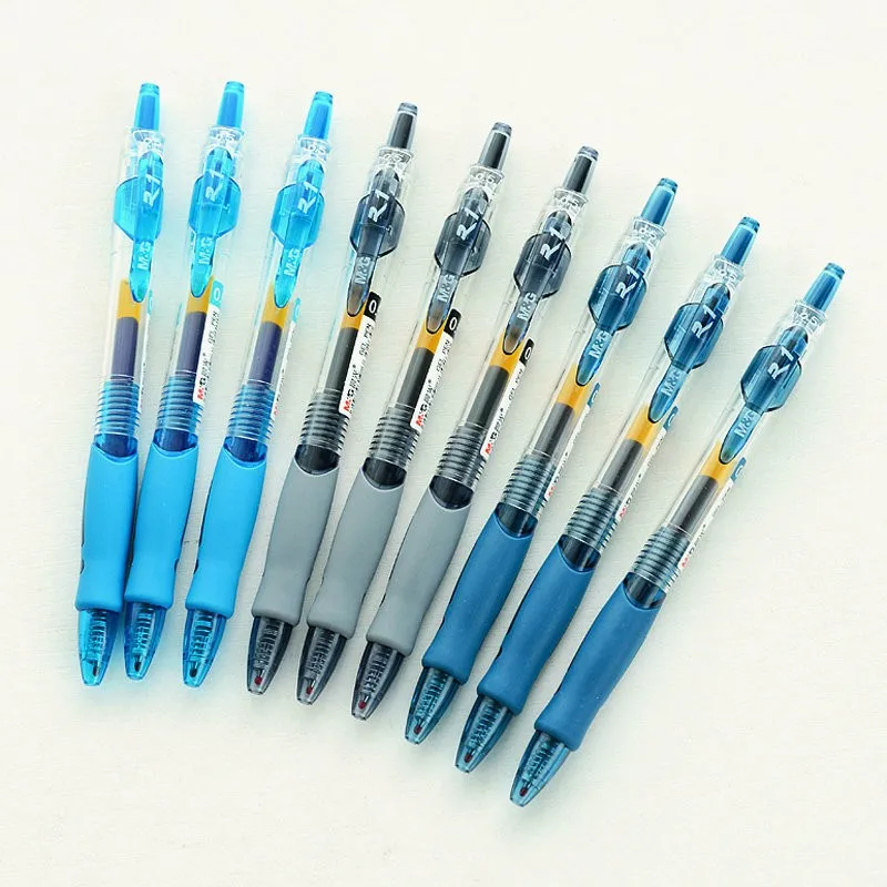

2017 M&G GP1008 RollerBall pen Gel ink Pen BallPoint Pen 0.5mm Office and schoole stationery Red/Black/Blue/Blue Black Colors