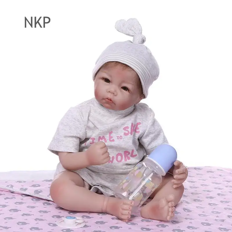 NPK Новорожденные куклы Reborn силиконовые милые мягкие куклы моделирования игрушки для детей Подарочные декоры
