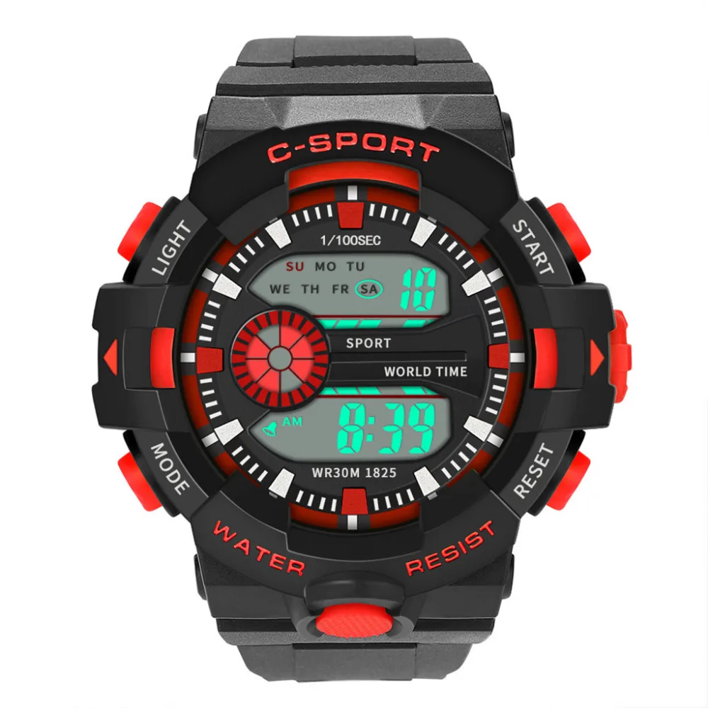 

Luxury Men Analog Digital Military Sport LED Waterproof Wrist Watch New