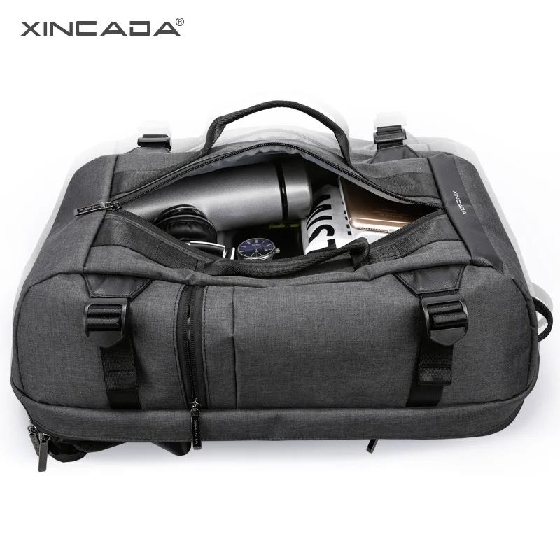 XINCADA рюкзак для переноски, сумка для путешествий, сумка для путешествий, рюкзак для ноутбука, сумка-тоут для мужчин, вместительная школьная сумка