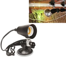 Профессиональная вращающаяся на 360 градусов аквариумная лампа для рептилий, коробка для кормления, настенный держатель E27 лампы