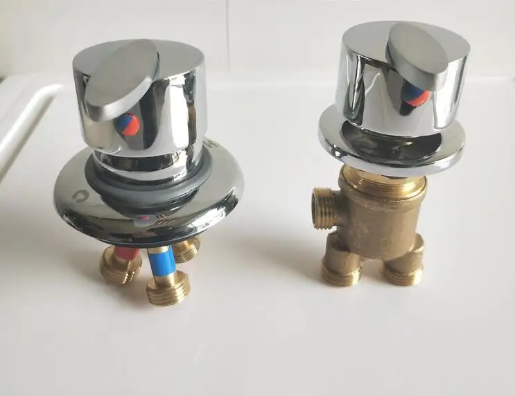 2Pcs=1set Bathtub Hot and Cold Mixing Faucet Split Jacuzzi mixer, 1 in