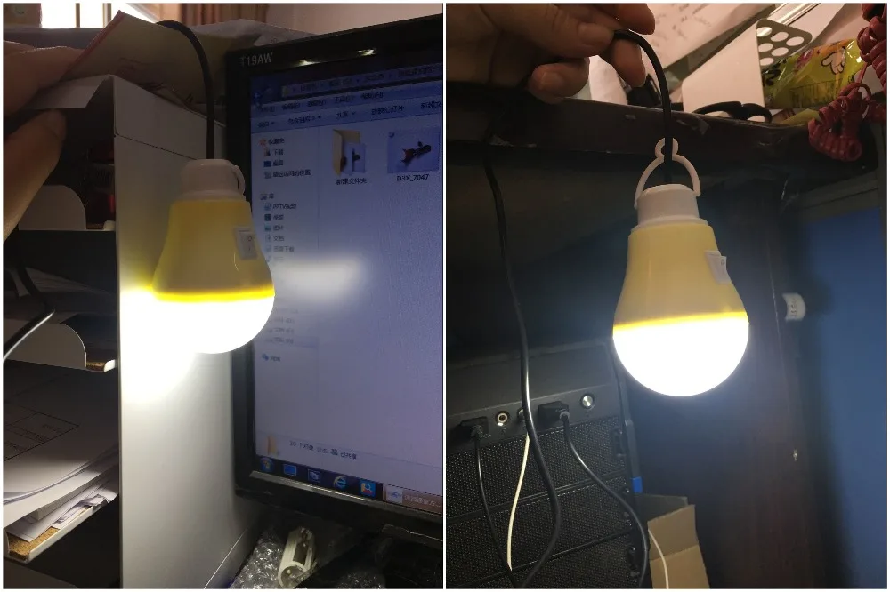

[TAIYI]USB LED Bulb Reading Light Portable Night Light 5V DC 5W Work Light With Power Bank Notebook Camping Outdoor Light