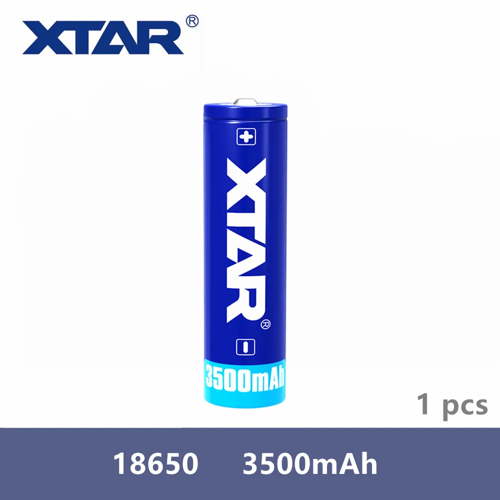 

1 Pcs original Xtar Rechargeable 18650 3500mAh 3.7V protected battery designed for flashlights portable power supplies etc