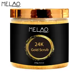 MELAO 250 г 24 К золото средства ухода за кожей скраб для лица древний антивозрастной средства ухода