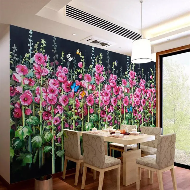 HD hemp flower butterfly background wall professional production mural, wallpaper wholesale, custom poster photo wall HD hemp flower butterfly background wall professional production mural, wallpaper wholesale, custom poster photo wall