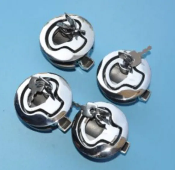 

4pcs MARINE BOAT LOCKING STAINLESS STEEL FLUSH PULL LATCH HATCH LIFT 2"D