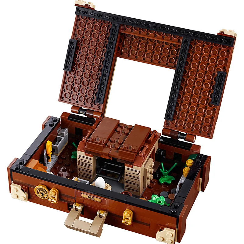 Günstige Neue Fantastische Tiere Newt der Fall von Magische Kreaturen Kompatibel Mit Legoing Töpfer 75952 Bausteine Weihnachten Spielzeug Geschenke