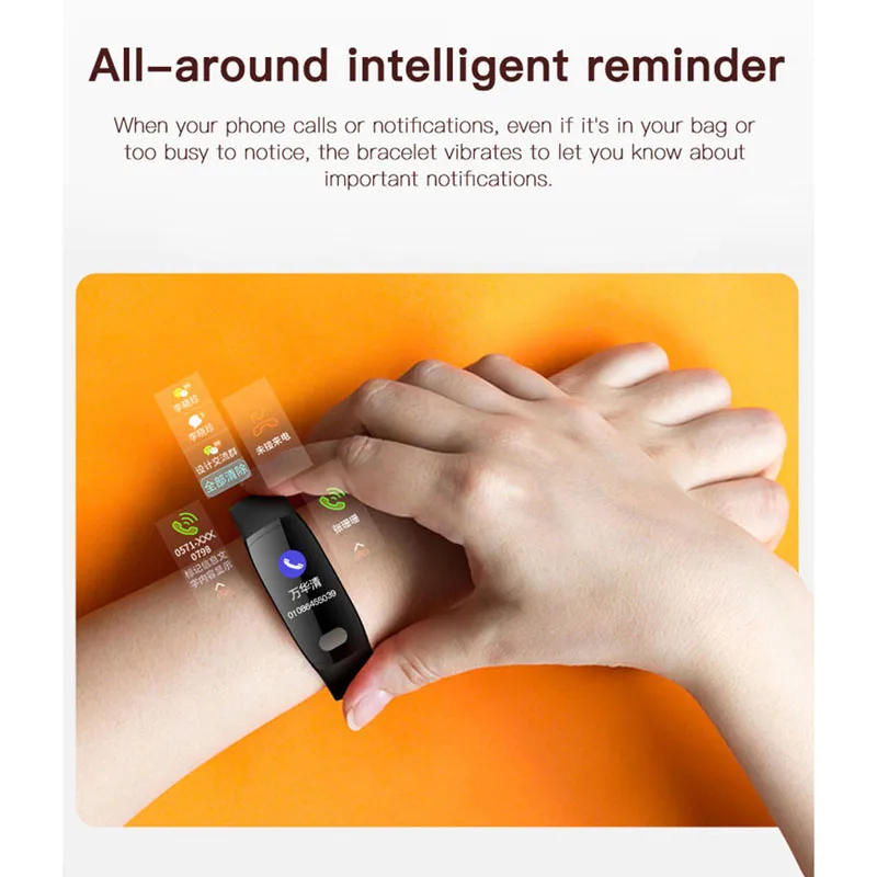 B51 Smart Band ECG+PPG Detection HR Blood Pressure Monitor Smart Wristband HRV Health Index Sports Smart Watch Women Men Watches