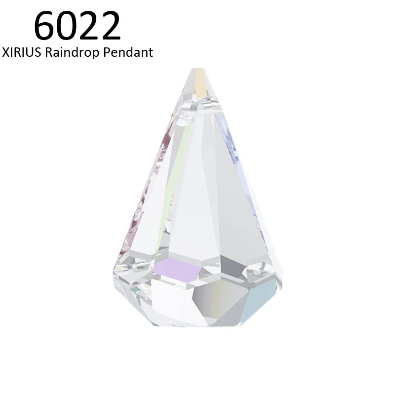 (1 шт.) 100% оригинальный Кристалл от Swarovski 6022 XIRIUS Raindrop кулон сделано в Австрии Стразы