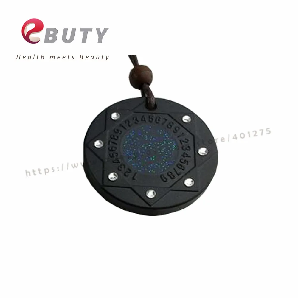 EBUTY Lava кулон Quantum pendant Цифры Подвески ions с CZ кристаллом 3000CC здоровье Модные Ювелирные изделия Подвески с карточкой и коробкой - Окраска металла: without steel circle