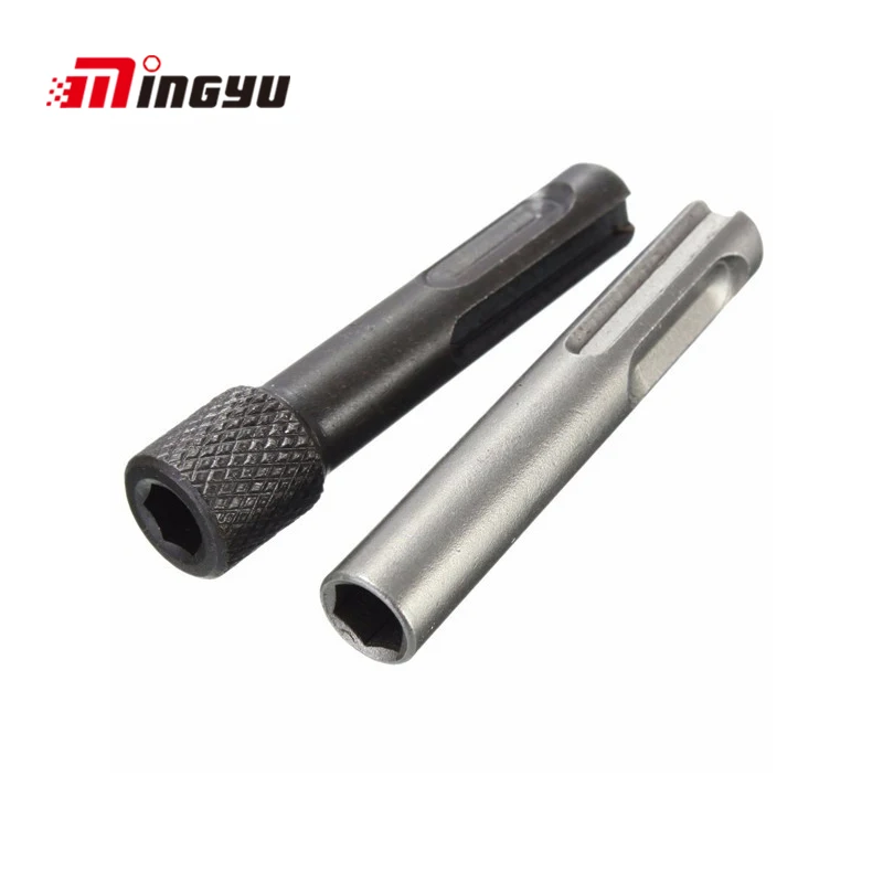 

2 PCS SDS Handle Electric Hammer Convert Hex Shank Adaptor Magnetic Drilling Tools Extension Driver Set Power Tool Accessories